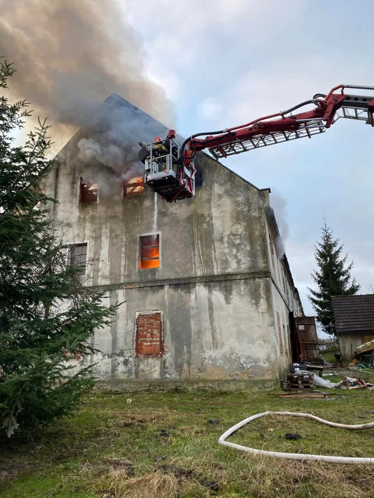 Gmina Ciepłowody. Pożar w Brochocinie