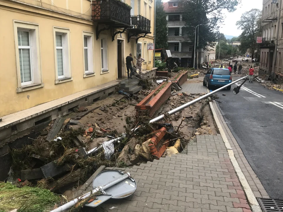 Lądek-Zdrój. Żywioł niszczył wszystko, co spotkał na swojej drodze