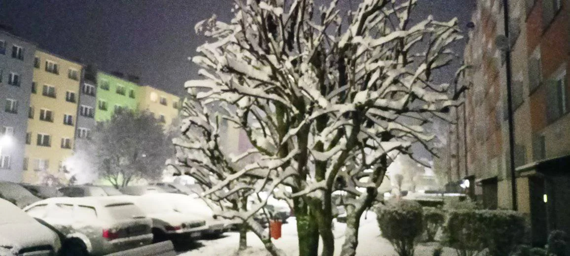 Biało za oknem. Pierwszy śnieg w obiektywie naszych czytelników