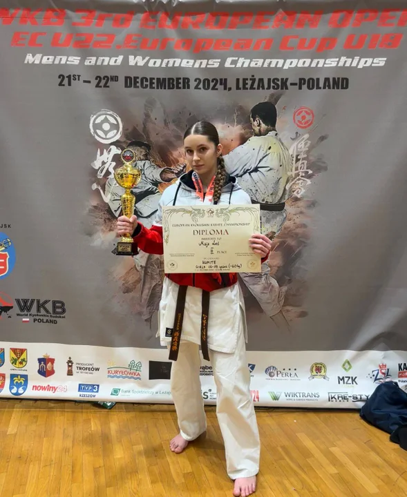 Maja Leś ze Świerk brązową medalistką Mistrzostw Europy Karate w kategorii kumite [zdjęcia]