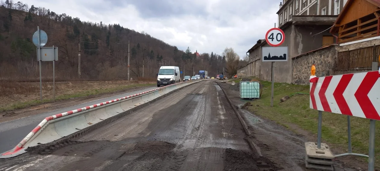 Remont krajowej ósemki na odcinku Bardo-Przyłęk