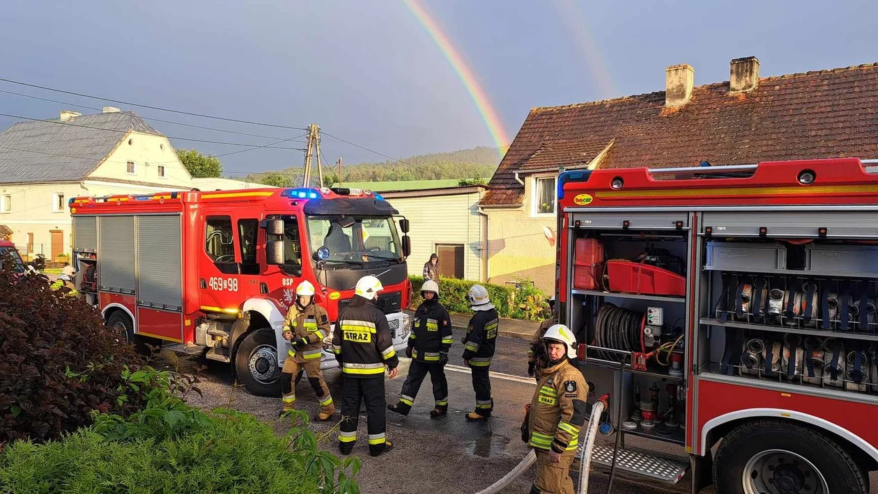 Trzebieszowice. Wybuch butli z gazem i pożar mieszkania [aktualizacja]