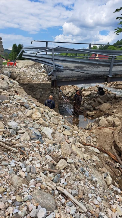 Gmina Stronie Śląskie. Odbudowa infrastruktury w Starym Gierałtowie [galeria]