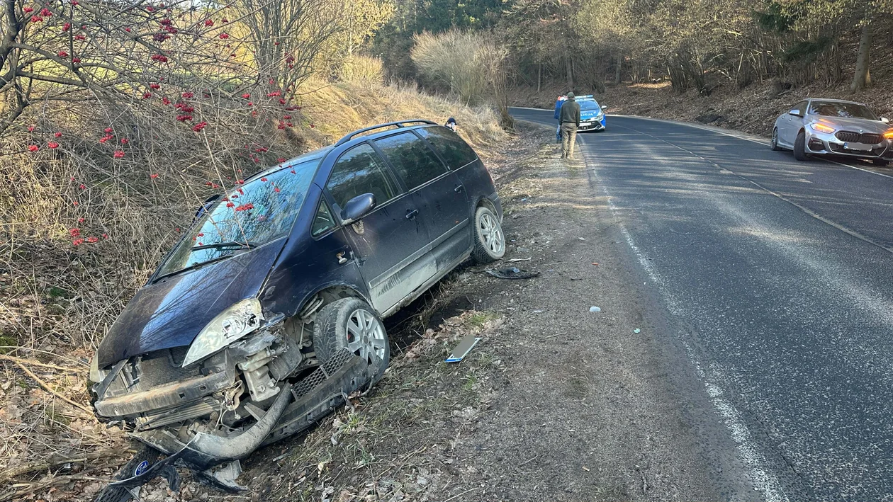 Wambierzyce - zderzenie dwóch aut