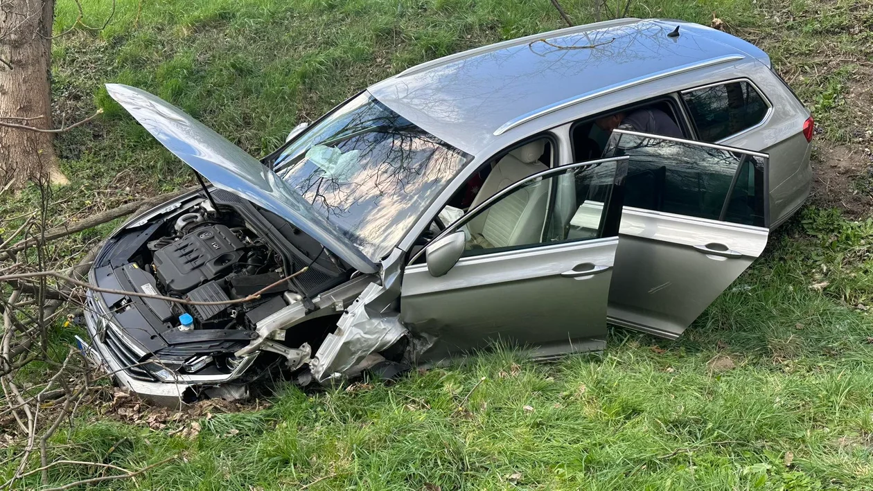 Szalejów Górny. Kolizja na krajowej ósemce. Są poszkodowani - Zdjęcie główne