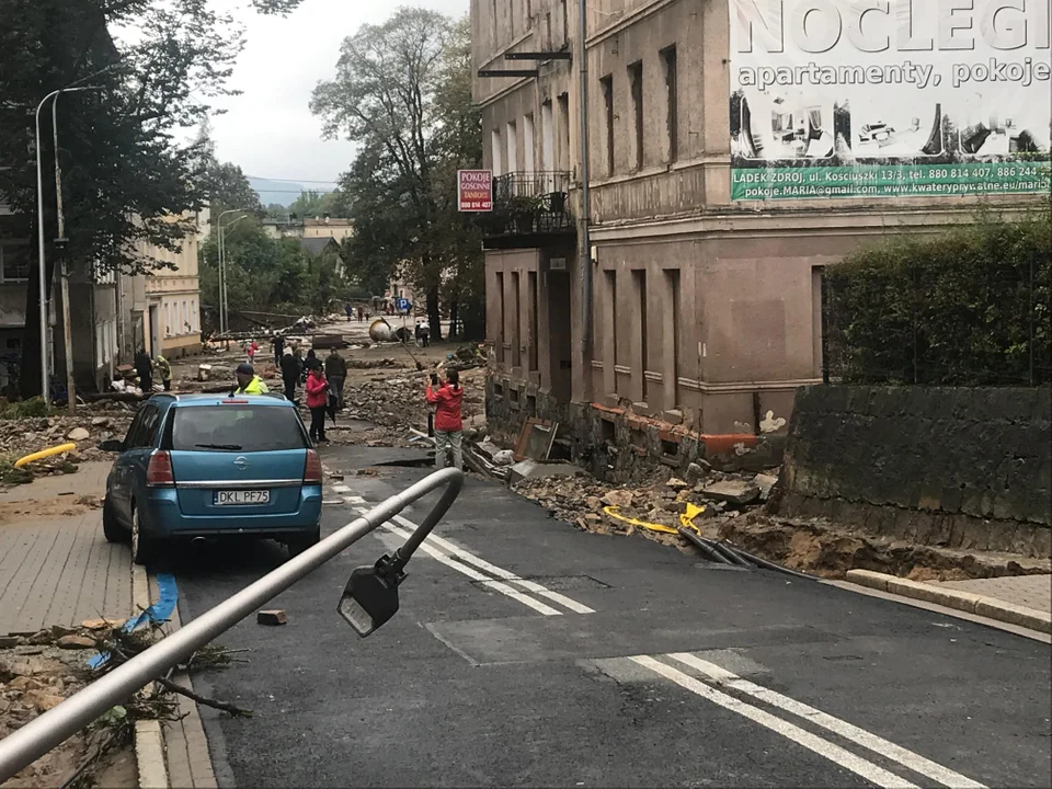 Lądek-Zdrój. Żywioł niszczył wszystko, co spotkał na swojej drodze