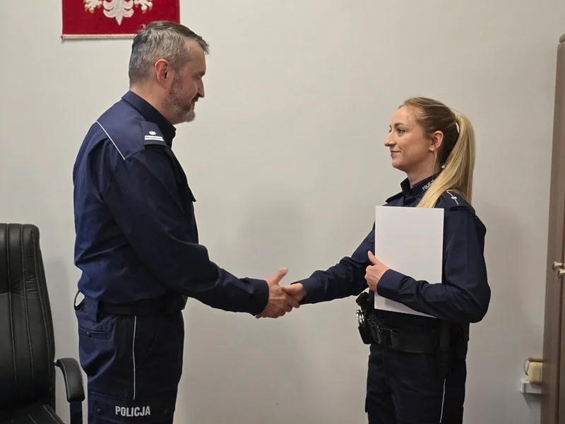 Nowe stopnie, nowe wyzwania. Trzech policjantów zasiliło korpus aspirantów