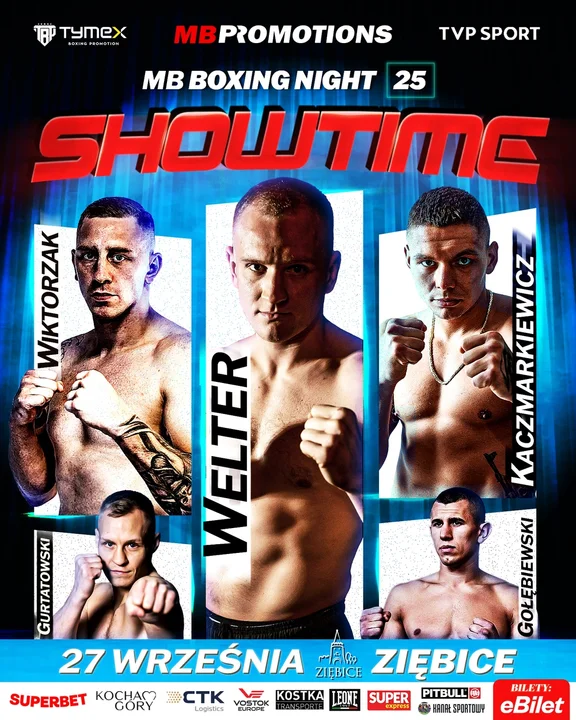 MB BOXING NIGHT 25: SHOWTIME w Ziębicach. Święto boksu już 27 września