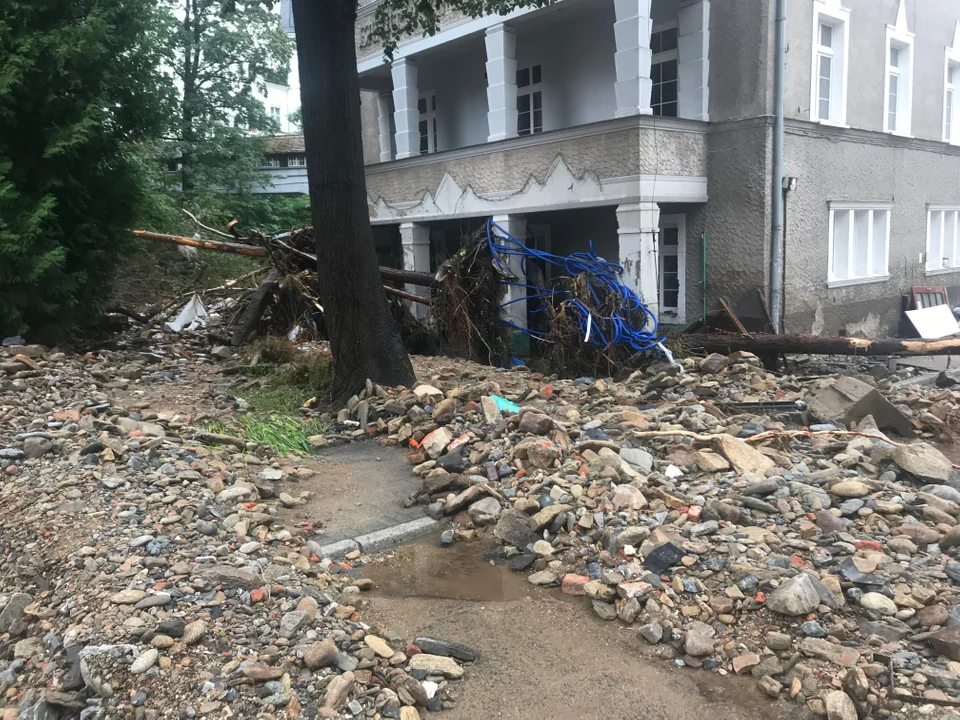 Lądek-Zdrój. Żywioł niszczył wszystko, co spotkał na swojej drodze