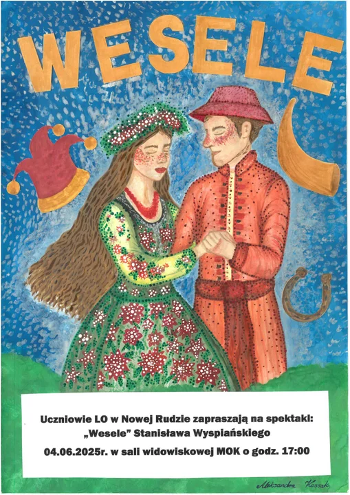 Zaproszenie na „Wesele” w wykonaniu noworudzkich licealistów [zdjęcia]