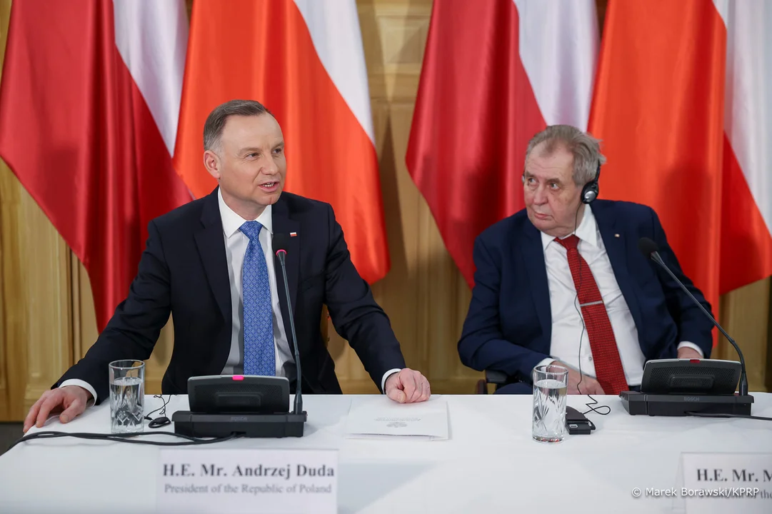 Náchod. Prezydent Andrzej Duda spotkał się z prezydentem Czech - Zdjęcie główne