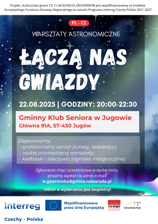 Gmina Nowa Ruda. Zagłęb się w tajemnice kosmosu podczas warsztatów astronomicznych w Jugowie