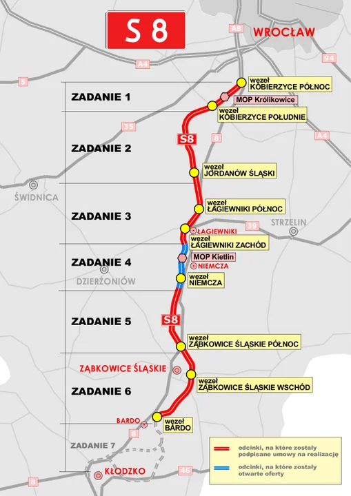 Droga ekspresowa S8 będzie dłuższa! Podpisano umowę na kolejny odcinek - Zdjęcie główne