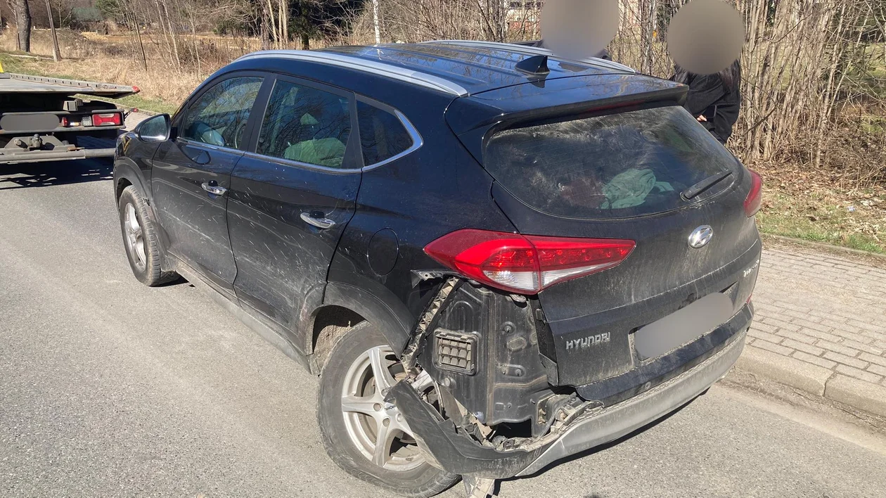 Wilkanów. Hyundai uderzył w Hyundaia