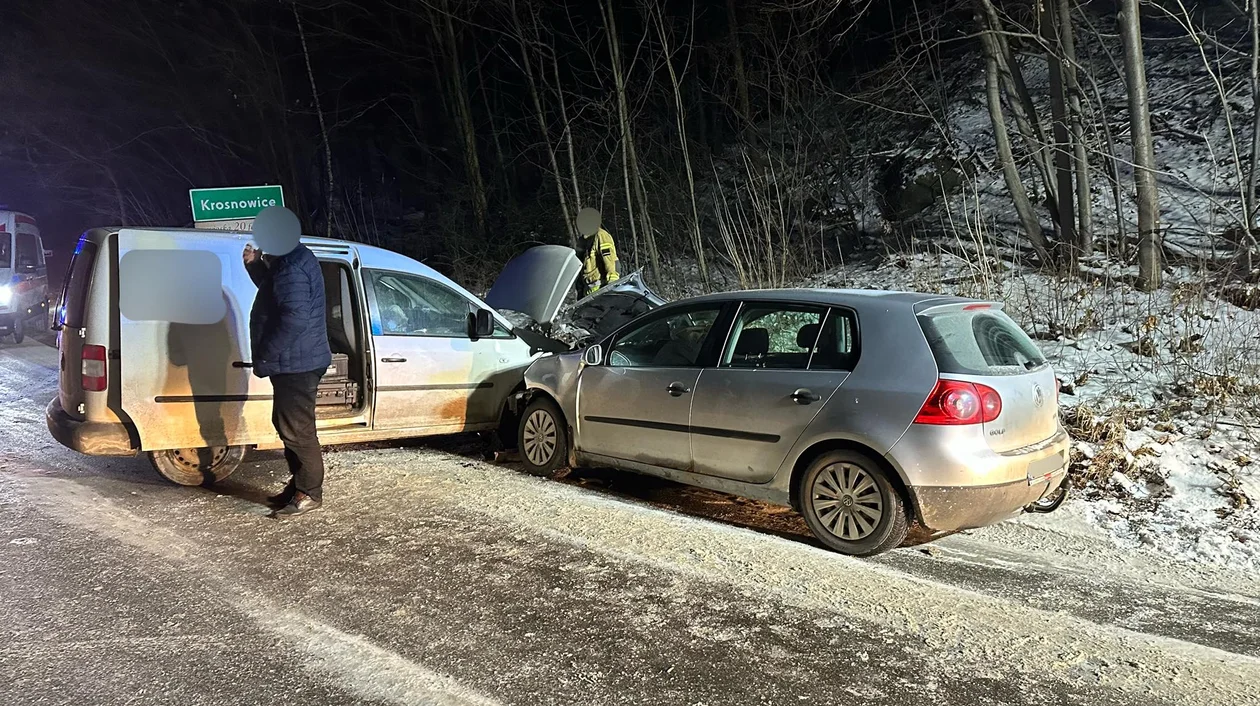 Kolizja między Kłodzkiem, a Krosnowicami [zdjęcia]