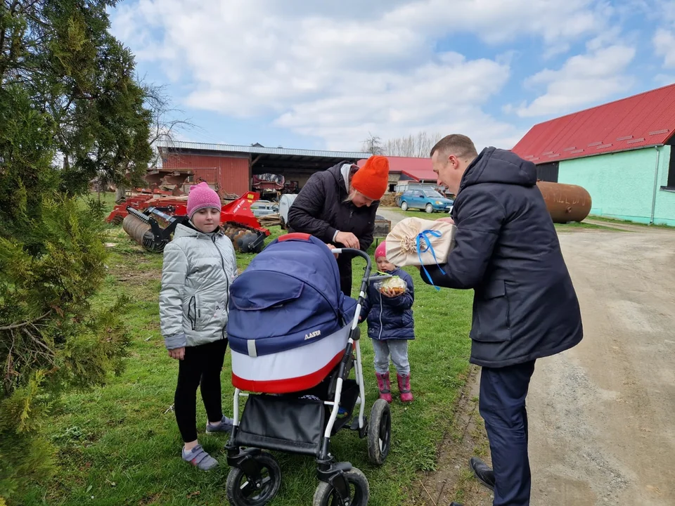 Gmina Stoszowice. Wójt odwiedził najmłodszych mieszkańców gminy