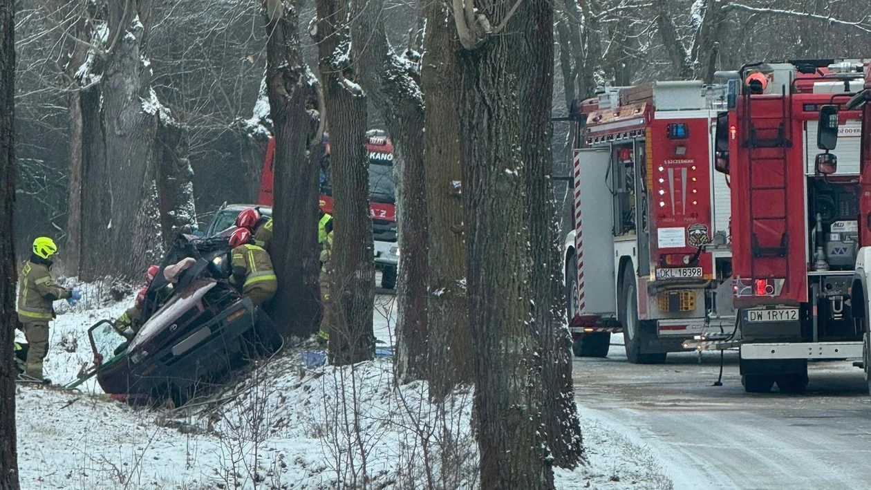 Międzygórze - tragiczny wypadek na drodze, transport LPR - Zdjęcie główne