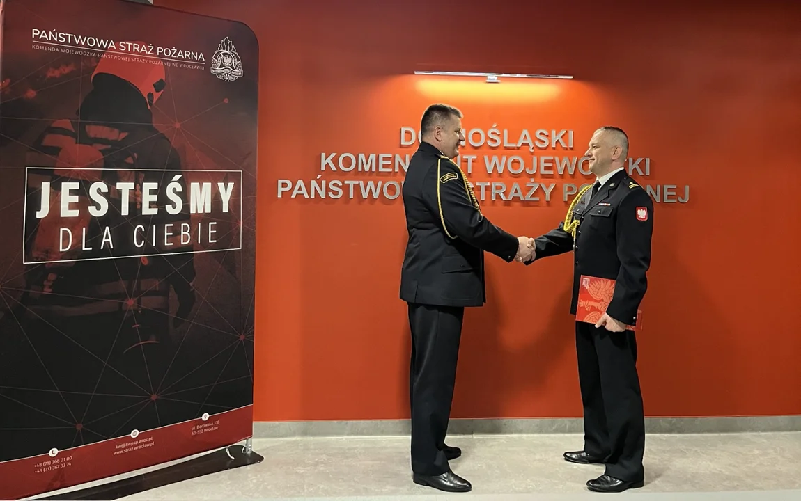 Kłodzcy strażacy mają nowego zastępcę komendanta powiatowego