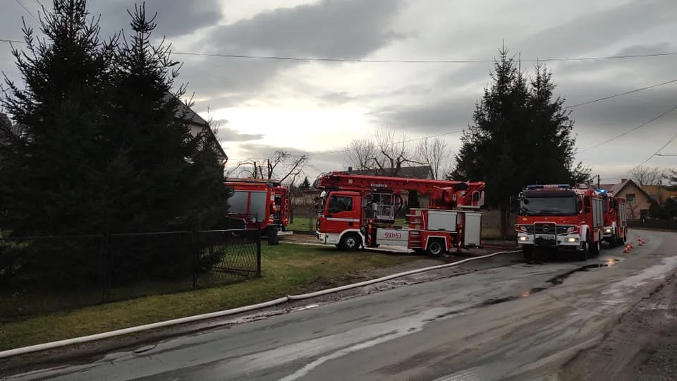 pożar Braszowice straż Ząbkowice Śląskie