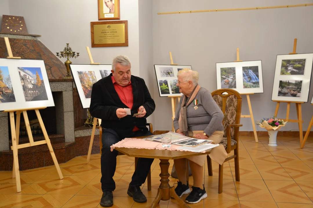 Spotkanie noworudzkich licealistów z sybiraczką