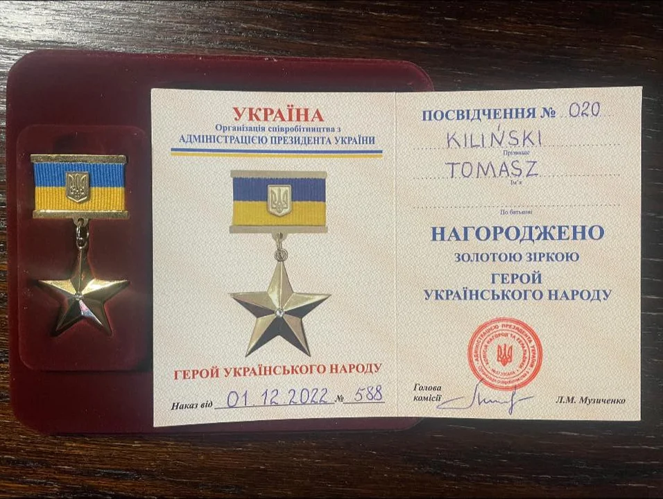 Burmistrz Nowej Rudy uhonorowany odznaczeniem „Bohater Narodu Ukraińskiego” - Zdjęcie główne