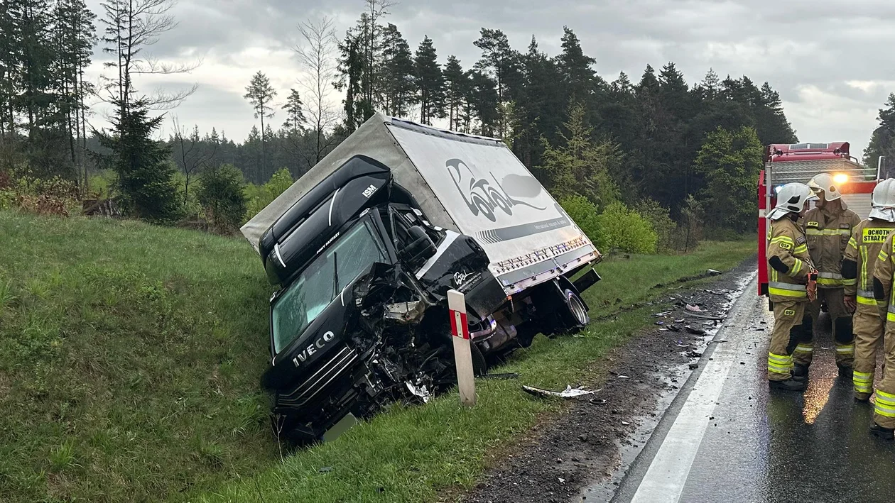 Wielka kraksa na krajowej ósemce