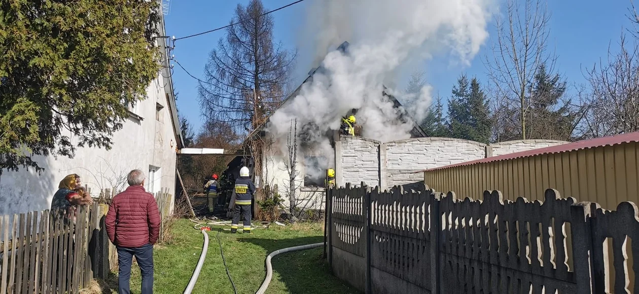 Gmina Międzylesie. Pożar w Długopolu Górnym [zdjęcia]