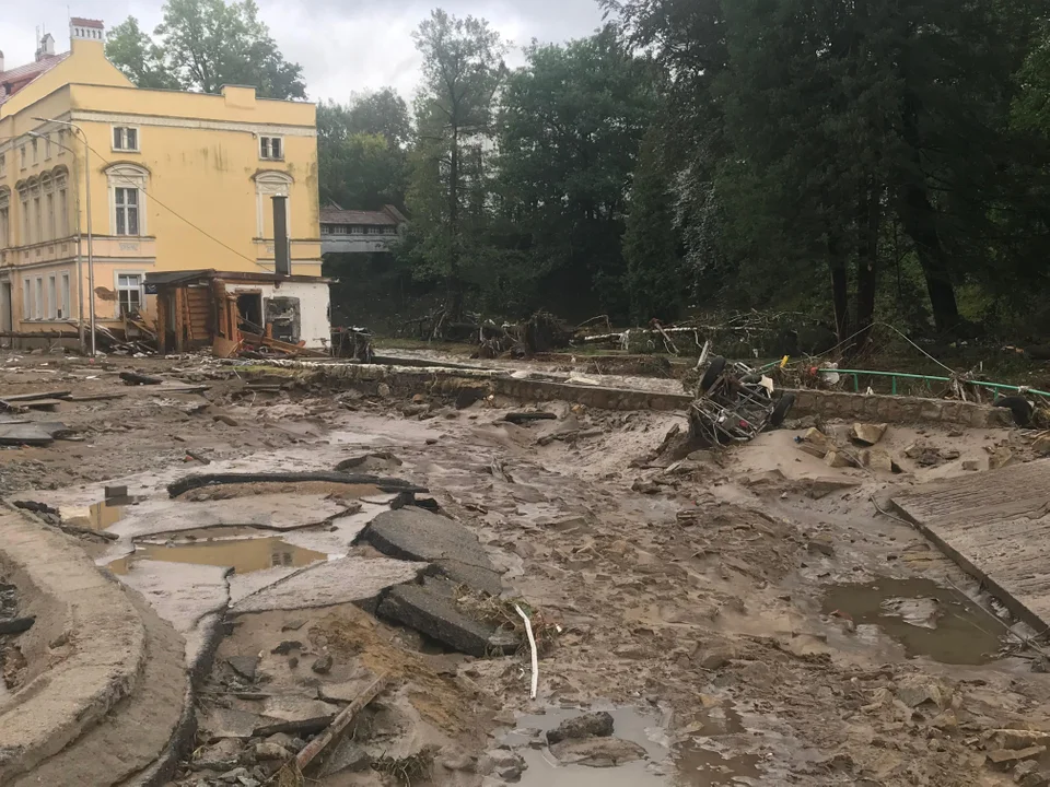 Lądek-Zdrój. Żywioł niszczył wszystko, co spotkał na swojej drodze