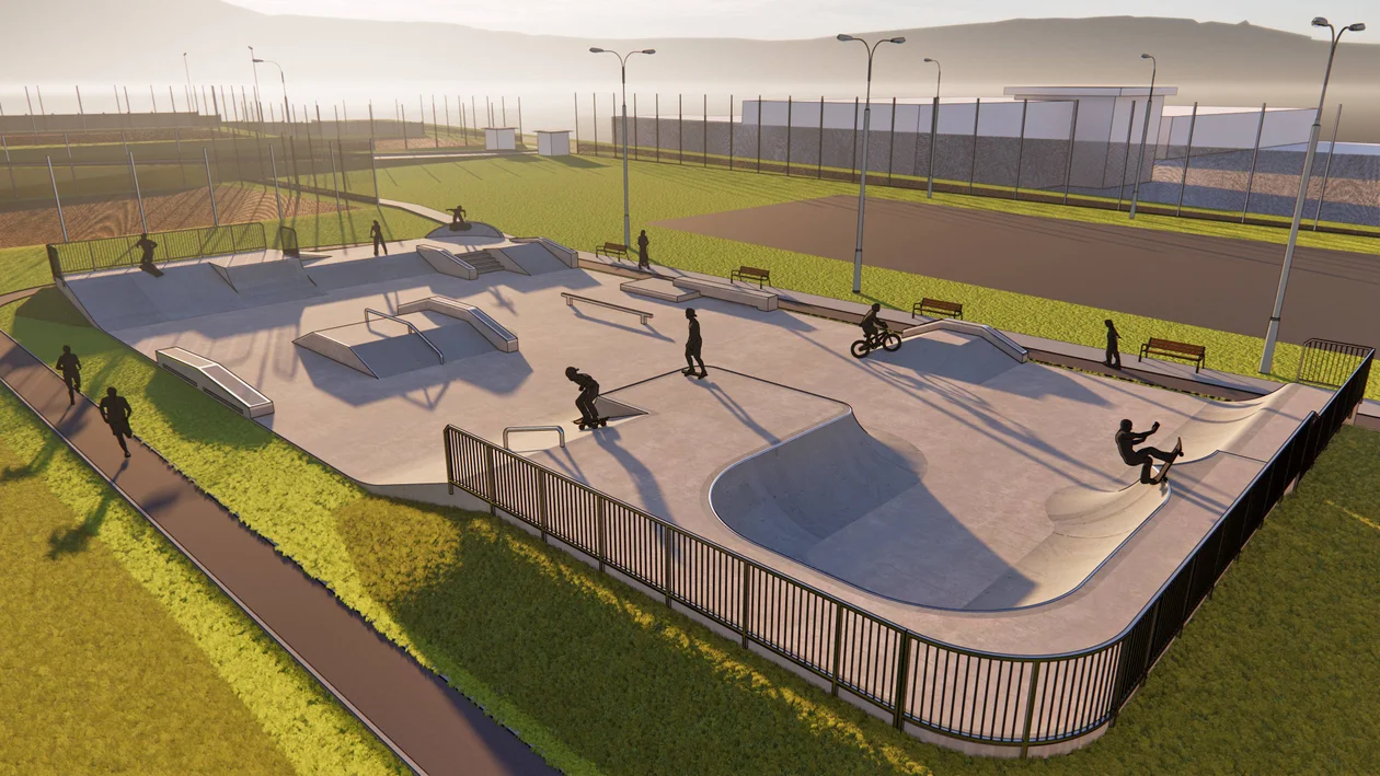 Nowa Ruda. W Słupcu wybudują nowoczesny skatepark [wizualizacja]