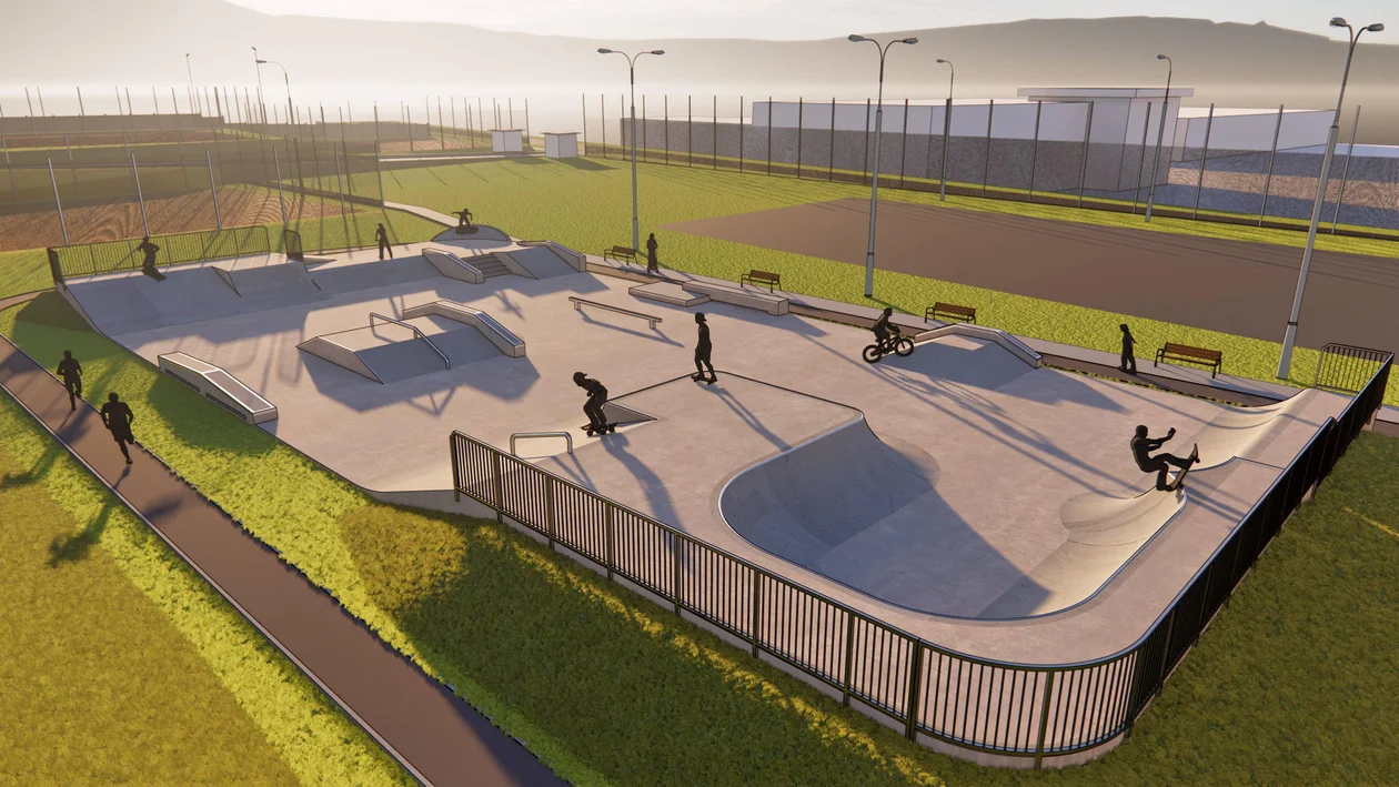 Nowa Ruda. Skatepark w Słupcu coraz bliżej. Inwestycja pochłonie blisko 1,5 mln zł [zdjęcia] - Zdjęcie główne