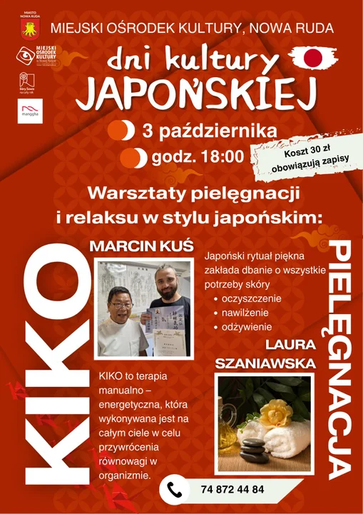 Odkryj sekret japońskiego relaksu! Warsztaty pielęgnacji i terapii KIKO w Nowej Rudzie