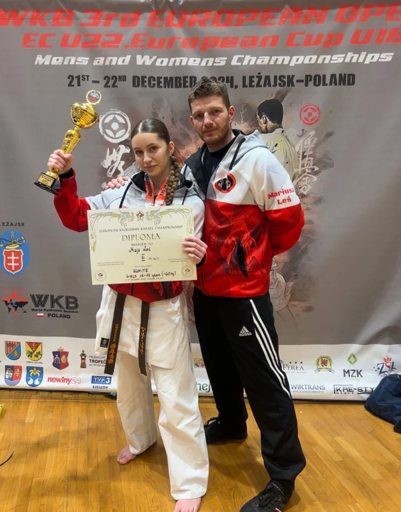 Maja Leś ze Świerk brązową medalistką Mistrzostw Europy Karate w kategorii kumite [zdjęcia]