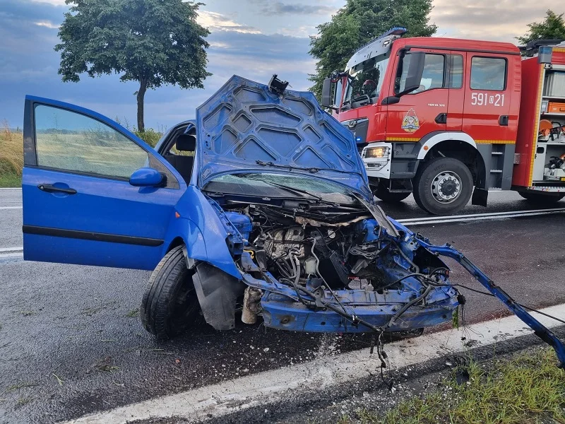 Szklary. Kobieta z obrażeniami została przetransportowana helikopterem LPR do szpitala