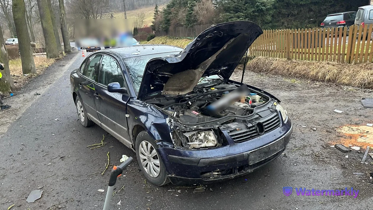 Wypadek w Jugowie. Kierowca jechał na podwójnym gazie? [zdjęcia]