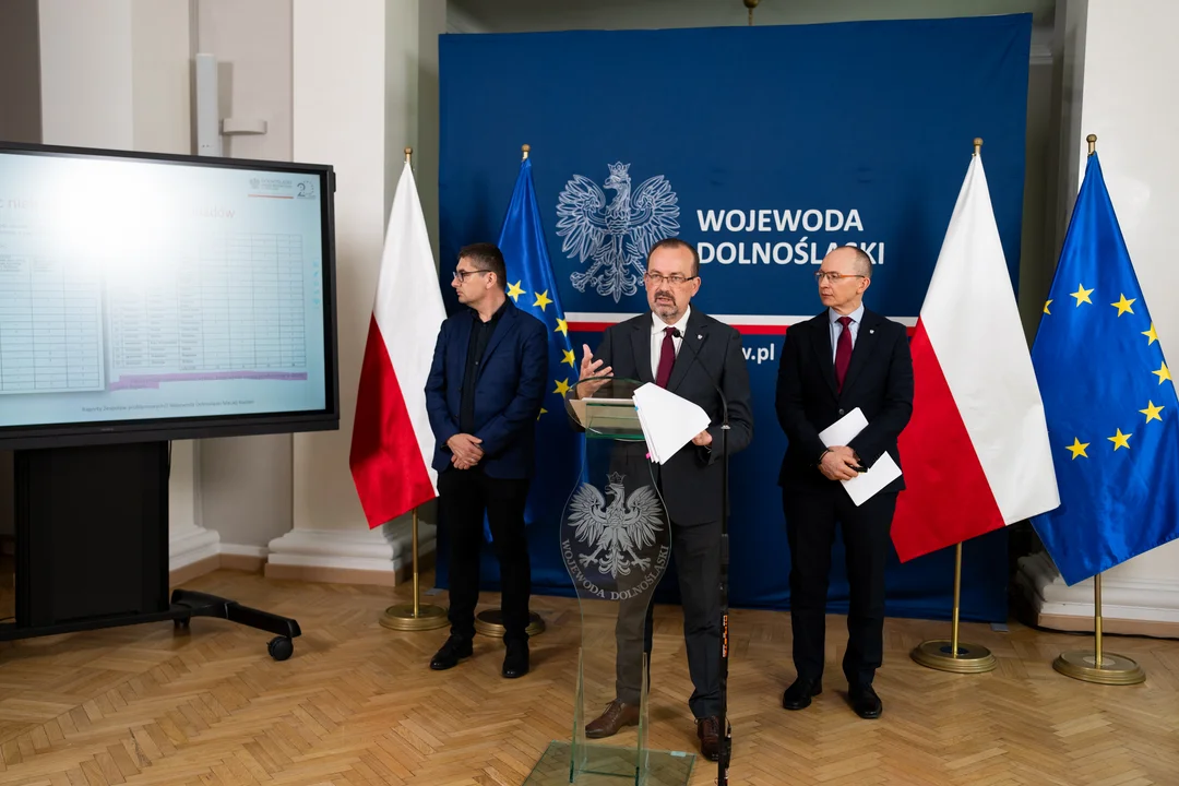 Kolejna konferencja Prasowa Wojewody Dolnośląskiego dotycząca raportów z audytu