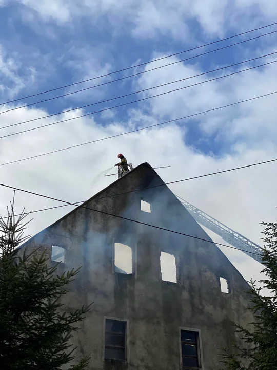 Gmina Ciepłowody. Pożar w Brochocinie