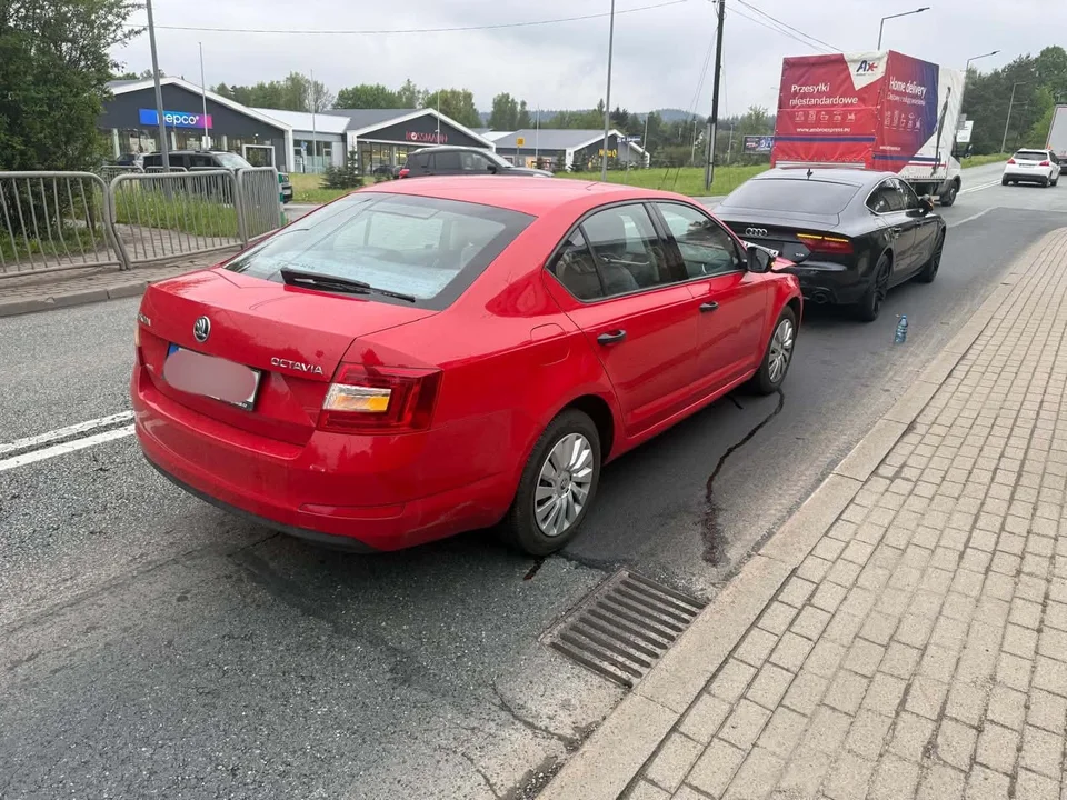 Polanica Zdrój - kolizja na DK8
