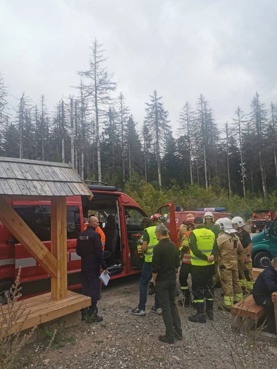 Karłów. Pożar na terenie Parku Narodowego Gór Stołowych