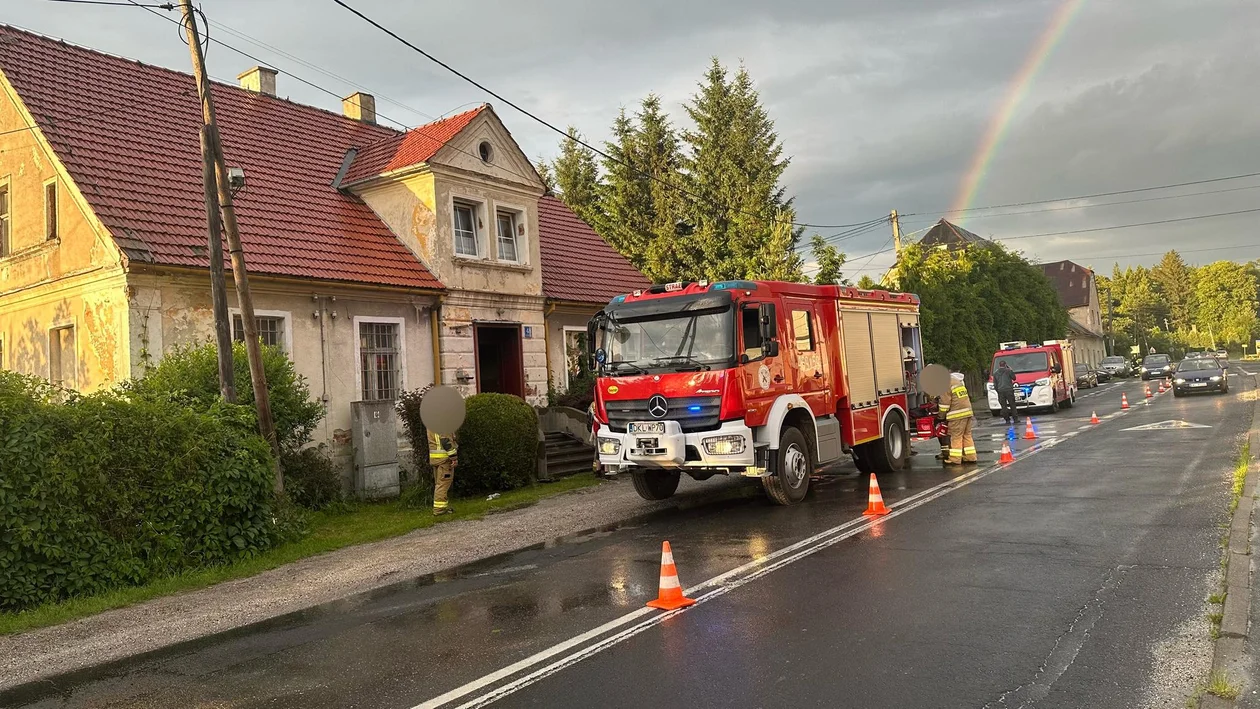 Wybuch butli z gazem w Trzebieszowicach [zdjęcia]