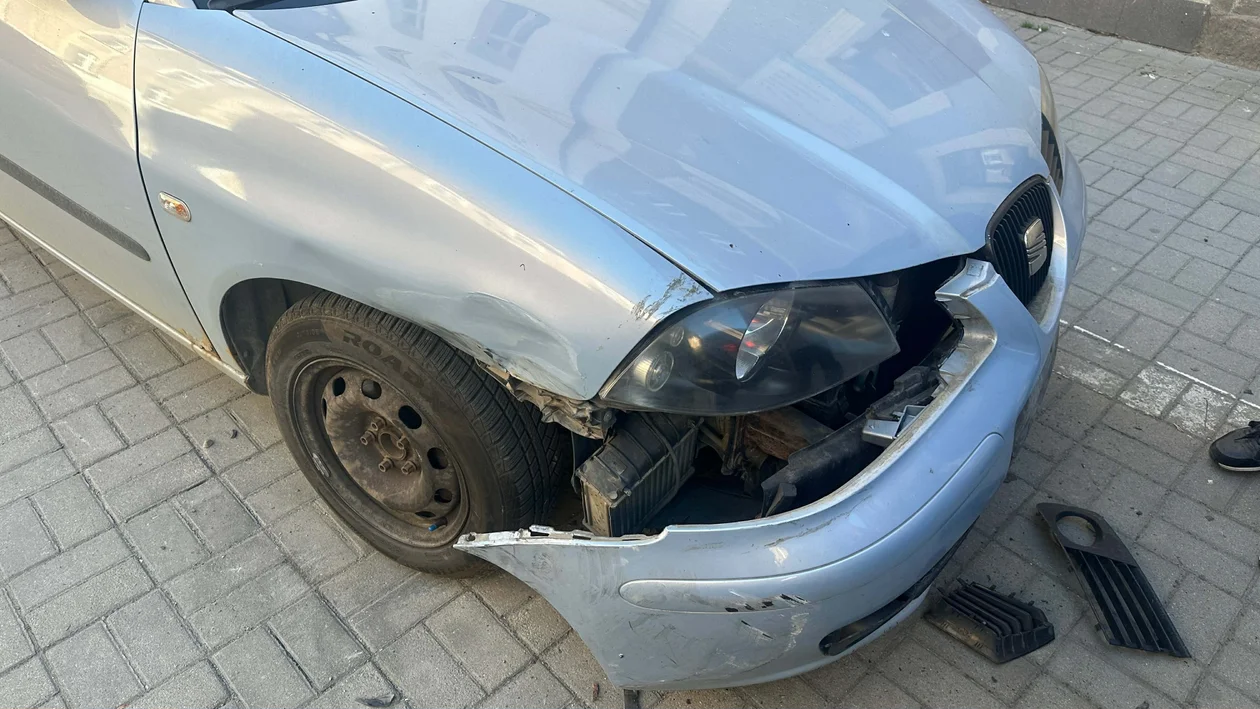 Kłodzko - kolizja czterech aut na Łukasińskiego