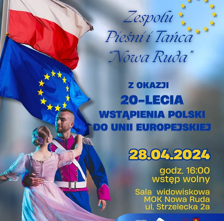 Koncert ZPiT Nowa Ruda z okazji 20-lecia wejścia Polski do Unii Europejskiej