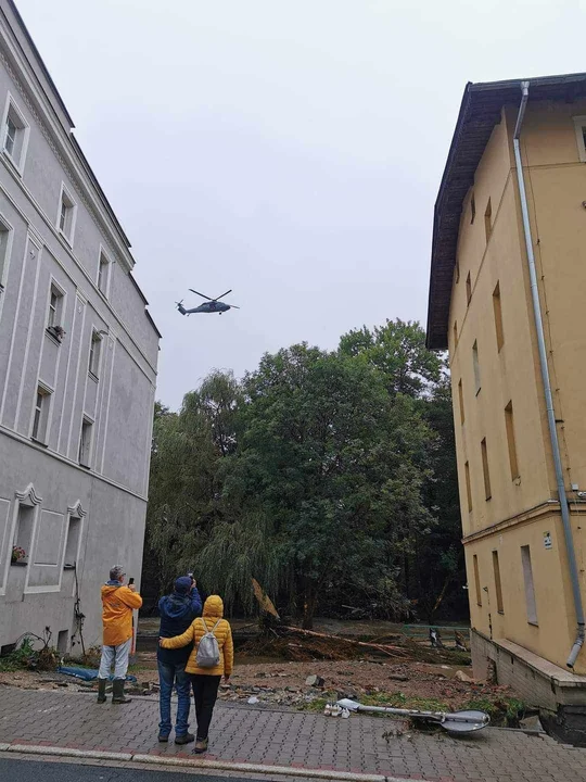 Lądek-Zdrój po powodzi. Miasteczko zostało zniszczone