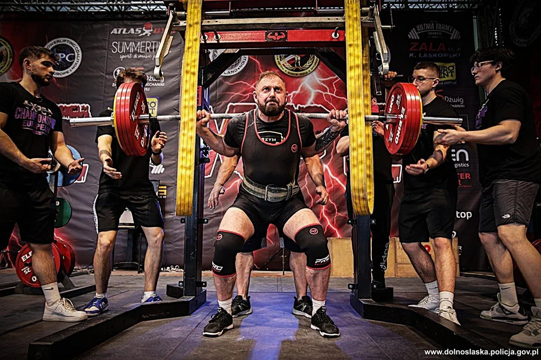 Policjant mistrzem Europy! 3 złote medale i 18 rekordów w jednych zawodach