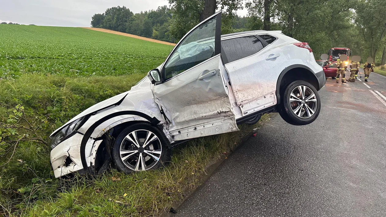 Kierowca renault wpadł w poślizg [aktualizacja] - Zdjęcie główne