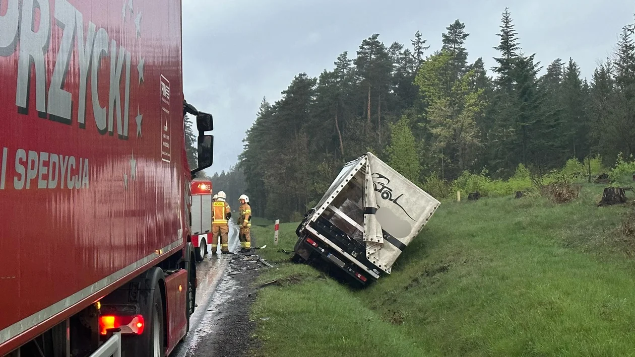 Wielka kraksa na krajowej ósemce