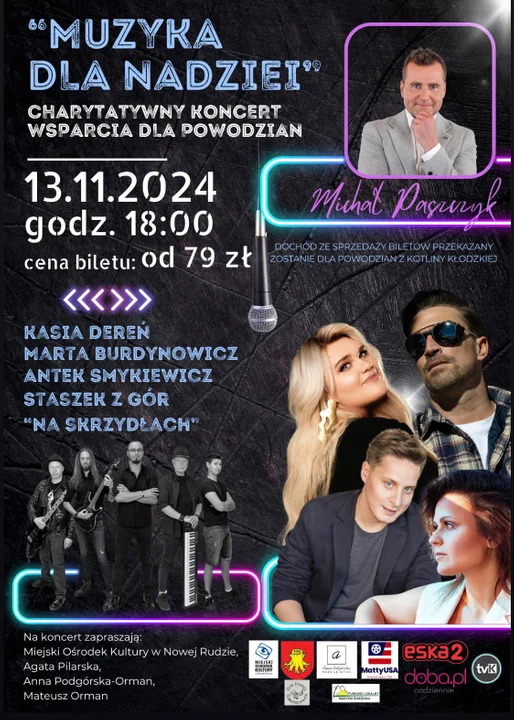 Muzyka Dla Nadziei – koncert charytatywny w MOK-u w Nowej Rudzie - Zdjęcie główne