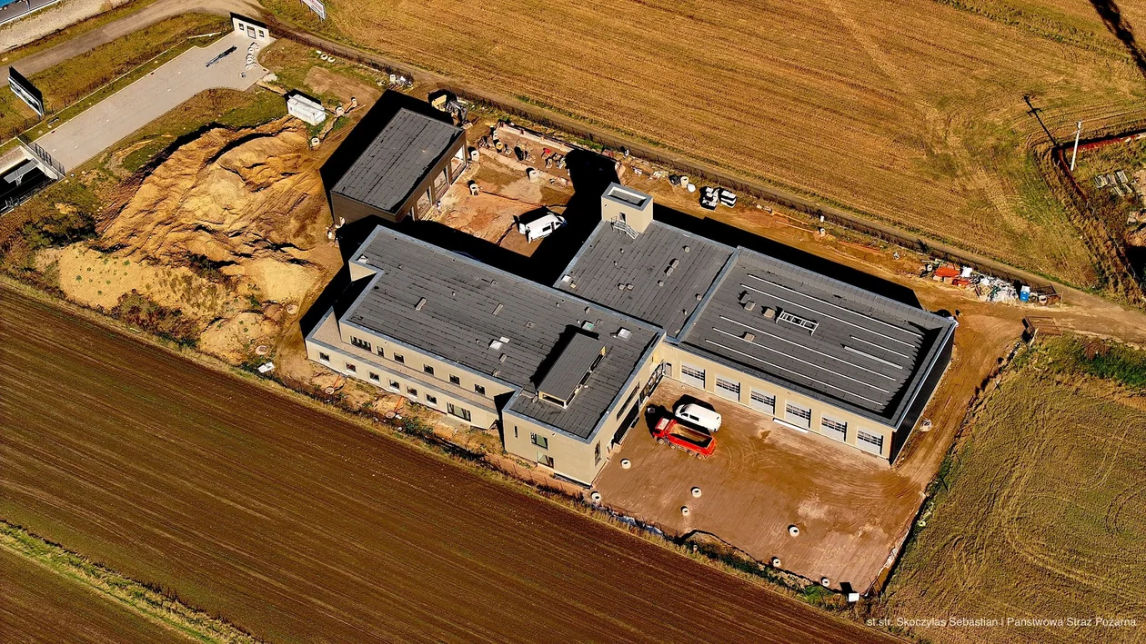 Postęp prac przy budowie Komendy Powiatowej PSP w Kłodzku - etap III [ZDJĘCIA]