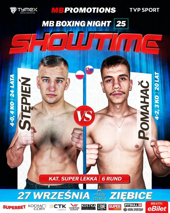 MB BOXING NIGHT 25: SHOWTIME w Ziębicach. Święto boksu już 27 września