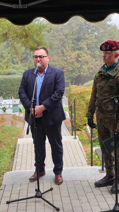 Polanica-Zdrój. Uroczystość poświęcenia pomnika bohatera wojennego Władysława Niedźwieckiego [galeria]