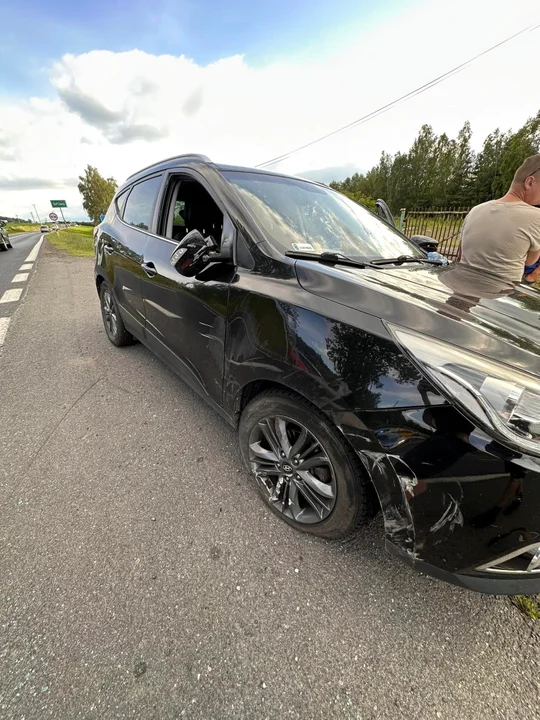 Wypadek w Szklarach w piątek, 23 czerwca